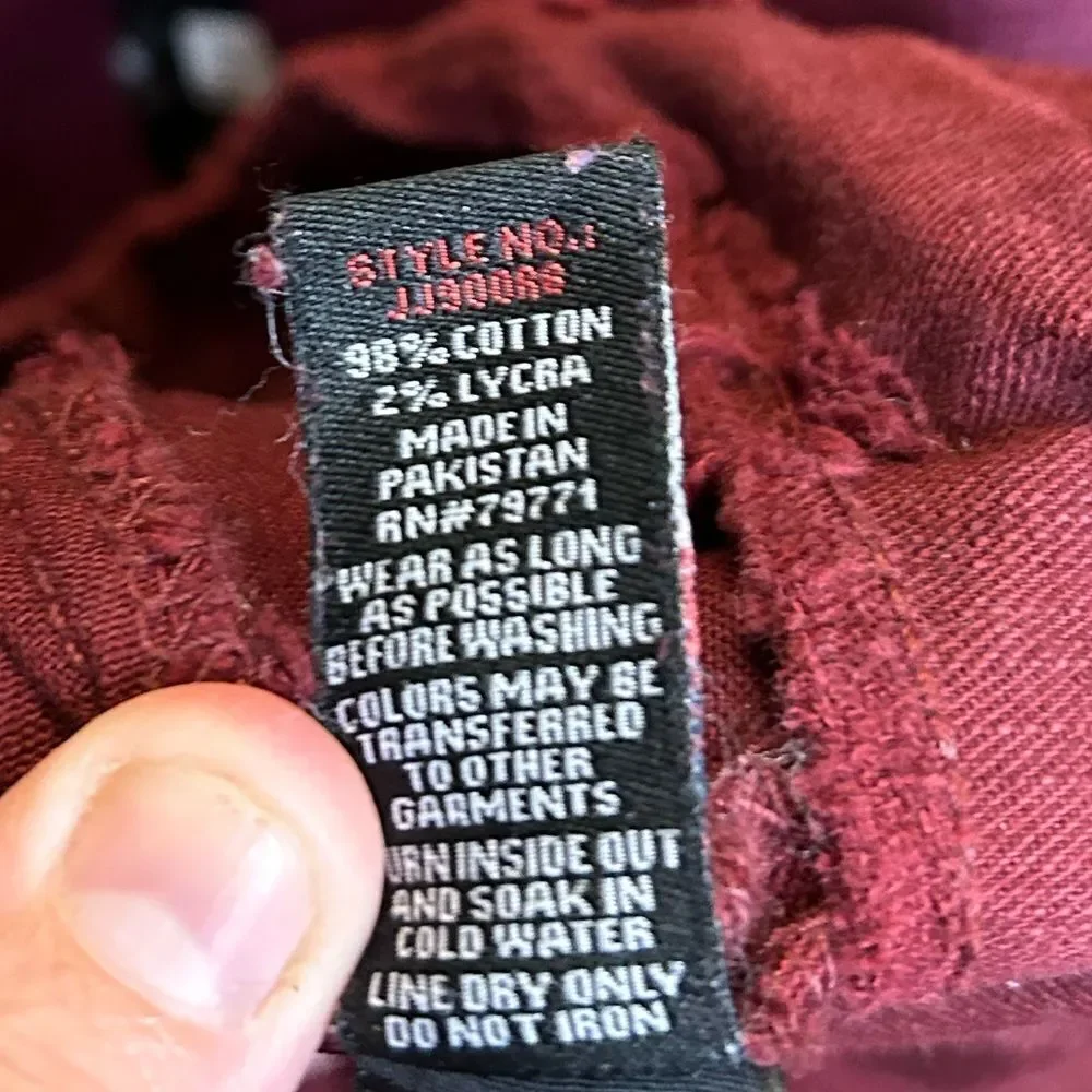 5 for $25🔥Jordan Craig Kids Legacy Edition Size 12 Maroon‎ Jean Jacket